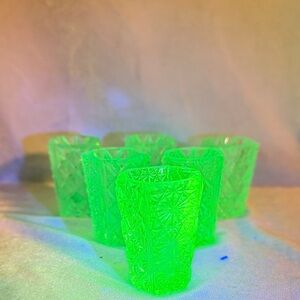Vintage LE Smith Shot UV reactive Glasses
